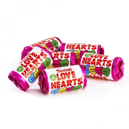 Mini Love Hearts 100 stk