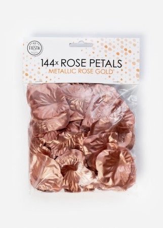Roseblader 144stk Metallic Rosegold